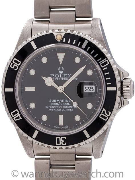 rolex submariner circa 1990|1990 Rolex Submariner price.